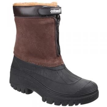 Cotswold Venture Men's Waterproof Synthetic Brown Winter Boots