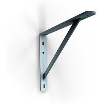 Soporte Estante Pesado Obelix Zincado 50 cm, Capacidad 100 kg/par