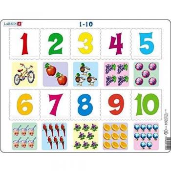 Maxi Counting Puzzle 1-10 - 10 Pieces