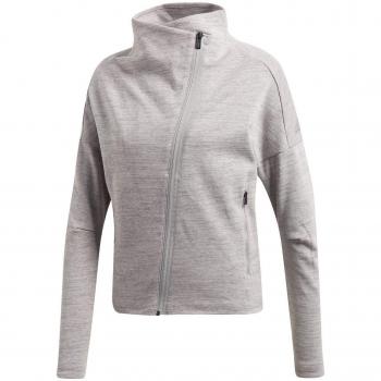 adidas W HTR Jkt Chaqueta, Mujer, Gris