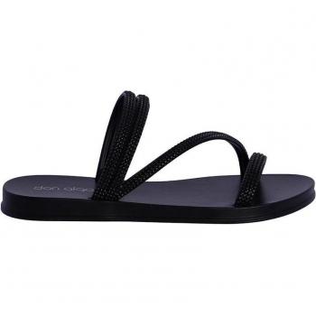 Chanclas de mujer con tiras Libertad negro