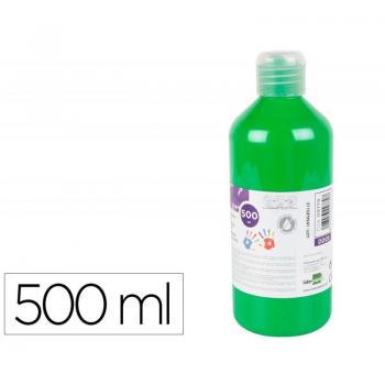 Pintura Dedos Liderpapel Botella de 500 ml Verde DD05