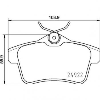 Pastillas de freno BREMBO P 06 102