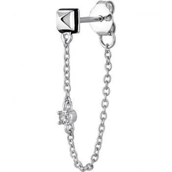 Ear Candy - Piercing Catarsis Meta de plata bañado de rodio