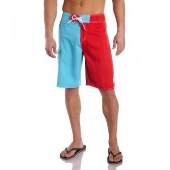 Vans - Boxer de natación para hombre, tamaño 29 UK, color reinvent rojo / azul atoll