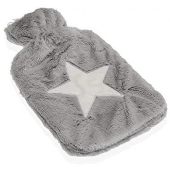 Bolsa de Agua Caliente Versa Gris Poliéster Textil 2 L Estrella