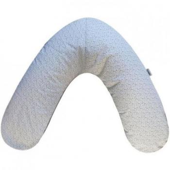 Cojín de Lactancia Tineo Gris - Almohada ergonómica para la lactancia, diseño en color gris, relleno suave y adaptable, funda extraíble y lavable, tamaño ideal para mayor comodidad durante la alimentación del bebé