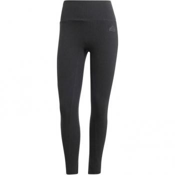 Malla larga Adidas Lounge Ribbed High-Waist mujer negro