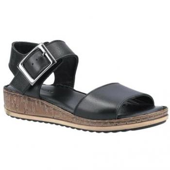 Hush Puppies Women's Ellie Wide Fit Summer Sandal - Black - UK Size 5