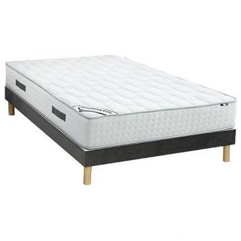 Conjunto Somier + Colchón 140 x 190 cm Muelles Ensacados Memoria de Forma 7 Zonas - 25 cm Grosor - Ionia de Dreamea