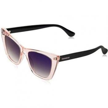 Havaianas Stylish Pink Canoa Sunglasses for Women, 52MM