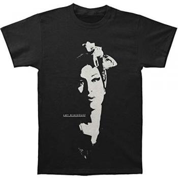 Amy Winehouse Men's Portrait Metal T-Shirt - ROCK OFF XL