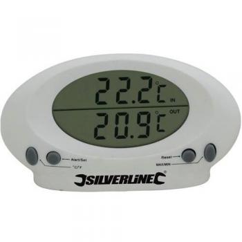 Termómetro Interior/Exterior Silverline -50 °C a +70 °C con Sonda 675133