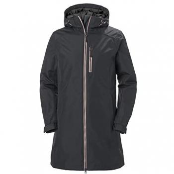 Helly Hansen Women's Long Belfast Insulated Winter Parka - Grey/Pink