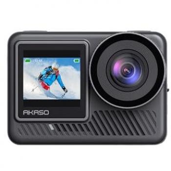 Cámara Deportiva AKASO Brave 8 Lite 4K 20MP con pantalla LCD de 2.0, estabilización EIS, resistente al agua hasta 130 pies, control remoto y capacidad de grabación en cámara lenta
