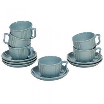 SCANDI CHIC Set Taza De Café con Plato 6 Uds.