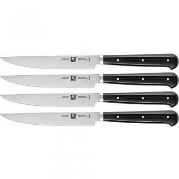 Zwilling - Juego de 4 cuchillos chuleteros Twin steak con sierra