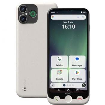 Smartphone Doro Aurora A30 - 6.1 LCD, Dual SIM, 4G, RAM 6 GB, Almacenamiento Interno 128 GB, Cámara Trasera 50 MP, Cámara Frontal 5 MP