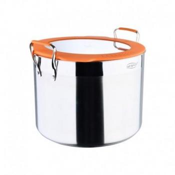 Olla Alta 28cm, 12 Litros Inox con Tapa, San Ignacio Compact