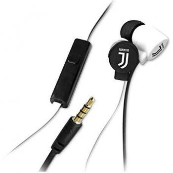 Auriculares Alámbricos In-ear con Micrófono y Control de Volumen - Negro y Blanco - Modelo Juventus