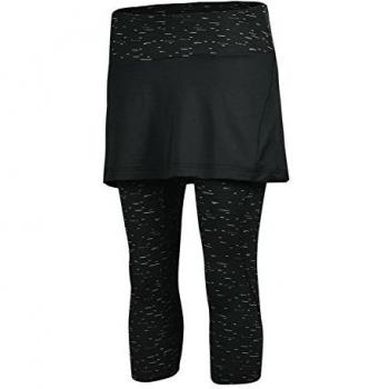 Babolat Core Combi Skort + Capri, color gris oscuro, tamaño S-36