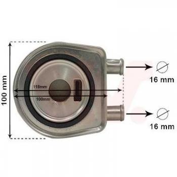 Enfriador de aceite VAN WEZEL IR PLUS 43013705