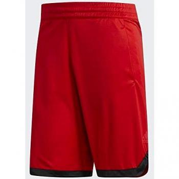 adidas Lillard Short Pantalón Corto, Hombre, Escarl, XLT
