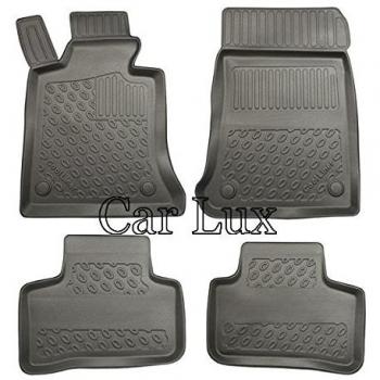 Car Lux AR04348 - Alfombras Alfombrillas de Goma Exclusiv Tipo cubeta 3D para GLK