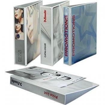 Esselte BL1460 - Carpeta canguro gama Plus, 4 anillas, 40 mm, color blanco