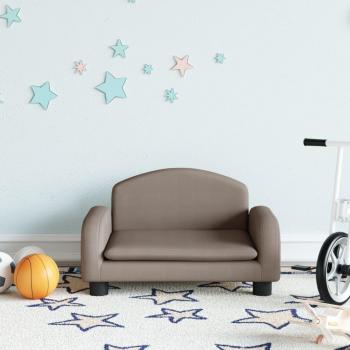 Sofá infantil Tortorora 50x40x30 cm Tela gris taupe