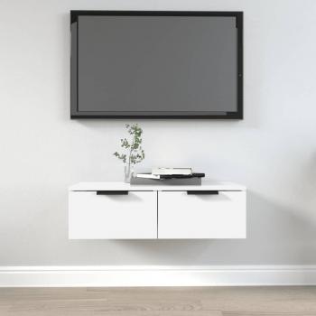 Armario de pared de madera contrachapada blanco 37x37x37 cm, armario de pared de madera de ingeniería 68x30x20 cm en colores Blanco, Negro y Roble Sonoma, mueble de almacenaje est