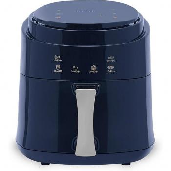 Freidora de Aire DAM 8L 1400W Táctil con Programas de Cocinado y Calentamiento 3D, Rejilla Antiadherente - Azul Oscuro
