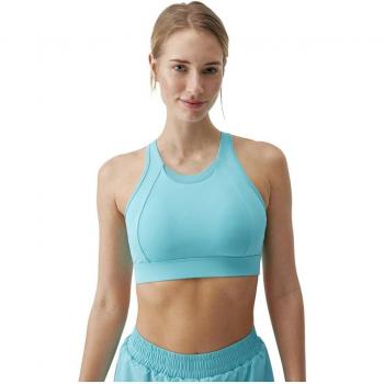 Top Deportivo de Mujer Born Living Yoga Bikila Azul Claro, Talla L, Alta Sujeción