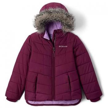 Columbia Katelyn Crest II Hooded Jacket Kids - Burgundy