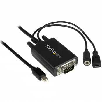 The product name is Startech 10 Ft 3M Mini Displayport to VGA Adapter Cable with Audio - MDP2VGAAMM3M
