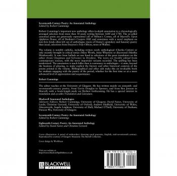 Seventeenth Century Poetry: An Annotated Anthology by Cummings and Blackwell Publishers