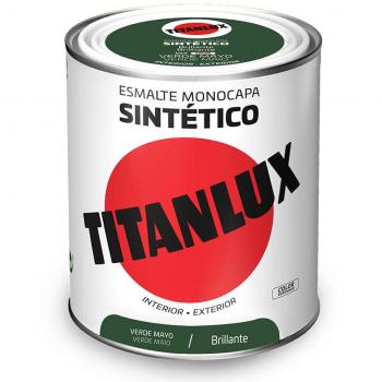 Esmalte sintético monocapa brillante verde mayo 750ml Titanlux