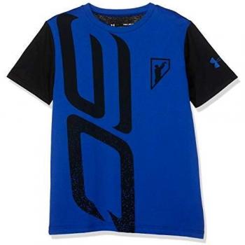 Under Armour Sc30 Initials SS Camiseta, Niños, Azul