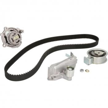 Bomba de Agua + Kit Distribución HEPU PK05454 con amortiguador tensado y rodillo tensor para AUDI A4 B6 Berlina, Avant, B7 Berlina