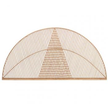Cabecero de Cama Triángulo Marrón Ratán 160 x 80,5 x 2 cm - Originalidad