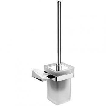 Clever 60563 Accesorio Escobillero Pared, Platinum, Cromado