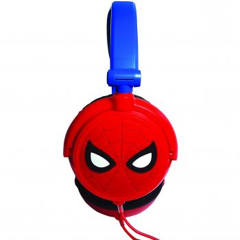 Spiderman Auriculares Estéreo con Diadema Ajustable, color distintos, 20.4 x 16.8 x 7.3 cm