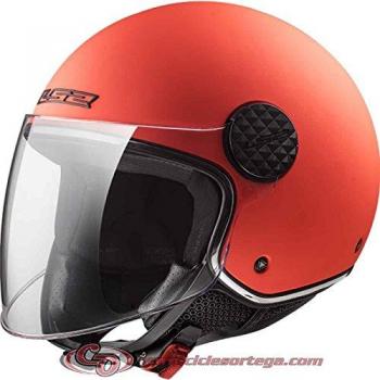 LS2 Casco de moto OF558 SPHERE LUX MATT Naranja, Naranja, S