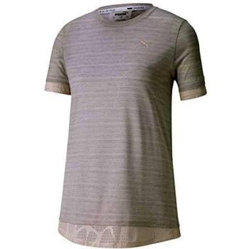 PUMA Camiseta Studio Mixed Lace Rosa Mujer