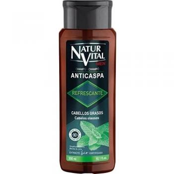 NaturVital MEN Champú Anticaspa Cabellos Graso - 300 ml