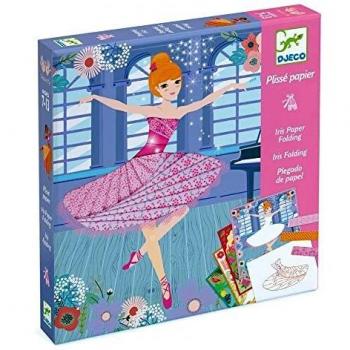 Djeco- Papel Creativo Bailarinas Pegatinas