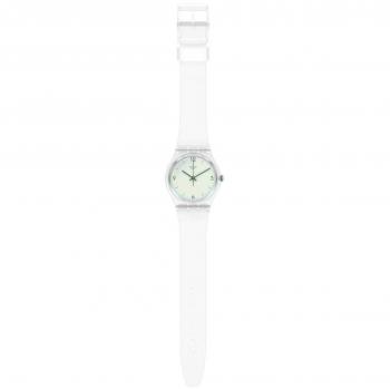 Reloj Swatch Swan Lake con correa blanca de silicona