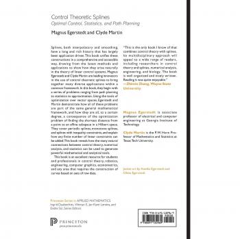 Control Theoretic Splines: Optimal Control and Statistical Path Planning