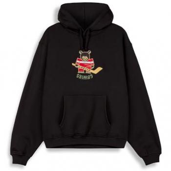 Sudadera Vintage Grimey The Lower Depths Negra para Hombre GCH604-BLK