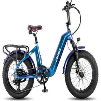 Bicicleta Eléctrica Fafrees F20 Master 500W, Batería 1080Wh, Autonomía 110km, Azul Aurora